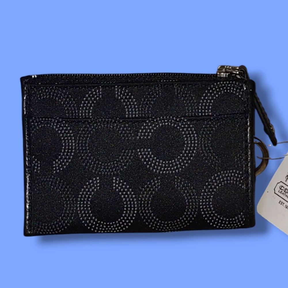Coach Black Key & Card Holder - Picture 2 of 6